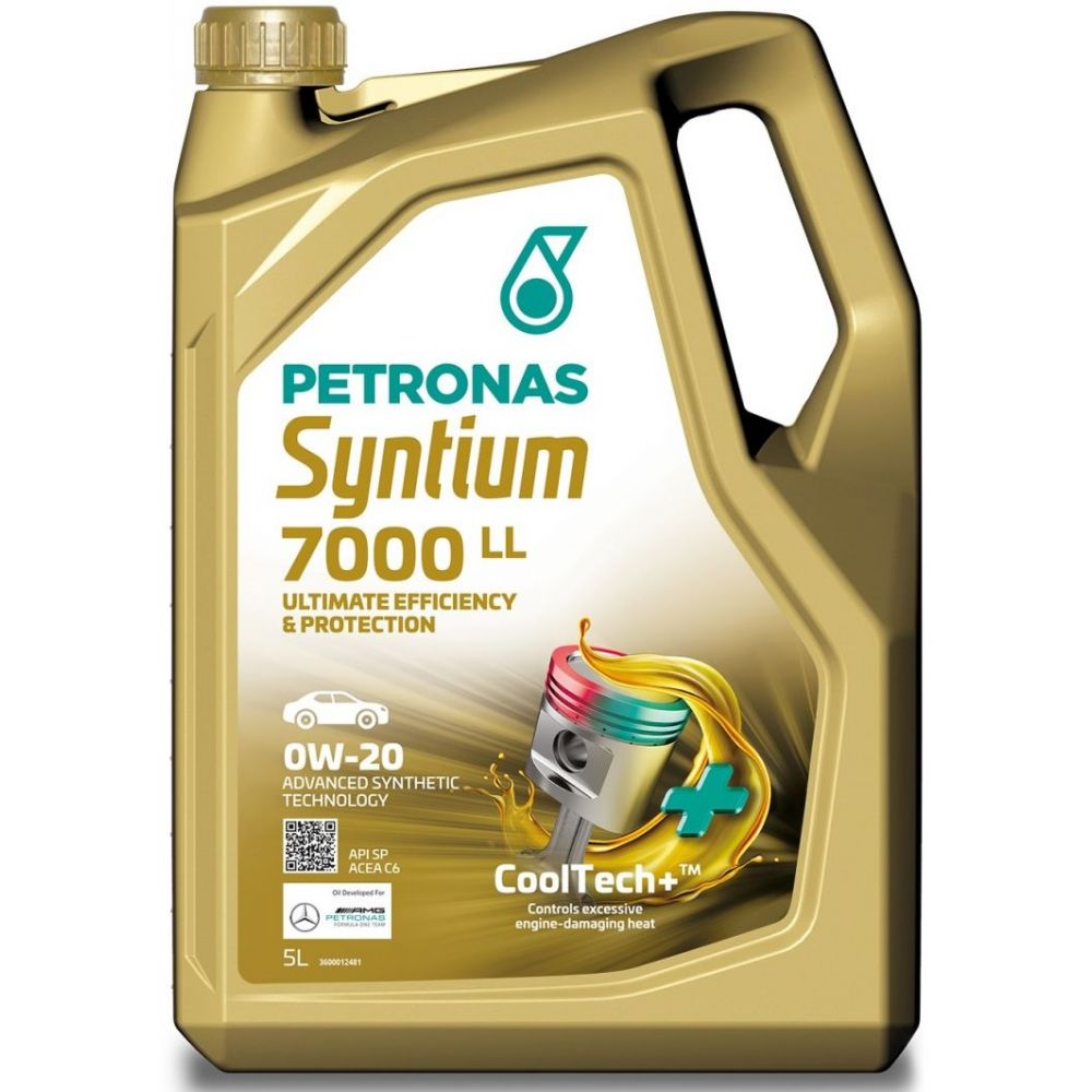 Моторное масло Petronas Syntium 7000 LL 0W-20, 5л