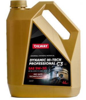 Моторное масло Oilway Dynamic Hi-Tech Professional C3 5W-30, 4л