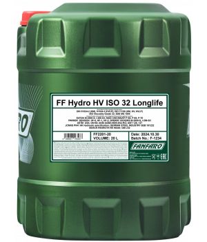 Гидравлическое масло FANFARO 2201 Hydro HV ISO 32, 20л