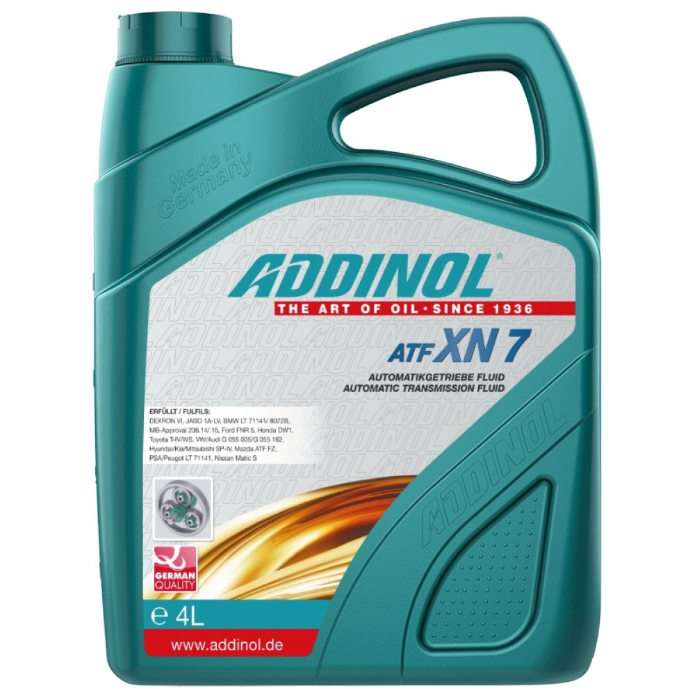 Трансмиссионное масло ADDINOL ATF XN 7, 4л
