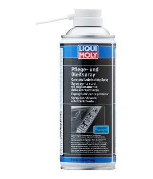 Глянцевый спрей для ухода за пластмассами LIQUI MOLY Pflege-und Gleispray, 0,4л