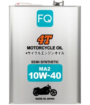Моторное масло FQ 10W-40 4T MA2/SP SEMI-SYNTHETIC, 4л