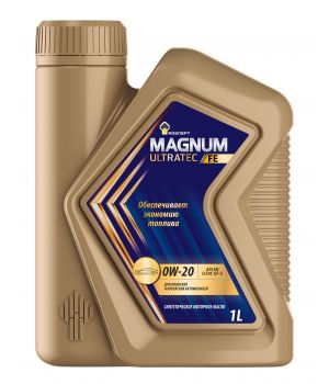 Моторное масло Rosneft Magnum Ultratec FE 0W-20, 1л