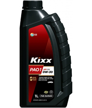 Моторное масло Kixx PAO 1 SN 0W-30, 1л