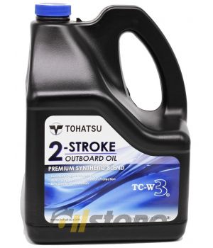 Моторное масло Tohatsu 2-Stroke Outboard Oil TC-W3, 3.78л