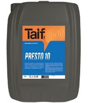Шпиндельное масло TAIF PRESTO 10, 20л