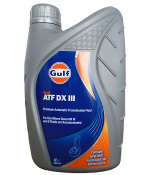Трансмиссионное масло GULF ATF DX III, 1л