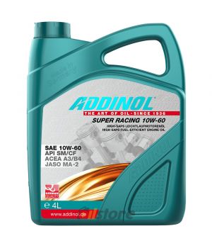 Моторное масло ADDINOL Super Racing 10W-60, 4л