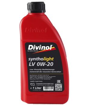 Моторное масло DIVINOL Syntholight LV 0W-20, 1л