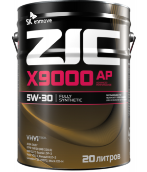 Моторное масло ZIC X9000 AP 5W-30, 20л