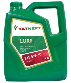 Моторное масло Татнефть LUXE SN/SM 5W-40, 4л