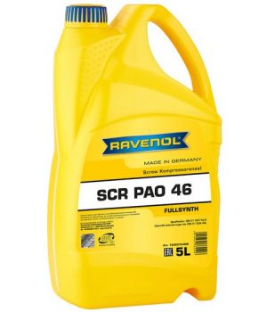 Компрессорное масло RAVENOL Kompressorenoel Screw SCR PAO 46, 5л