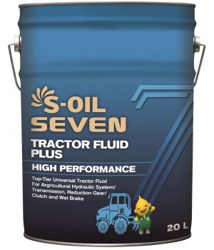 Трансмиссионное масло S-OIL SEVEN TRACTOR FLUID PLUS 80W, 20л