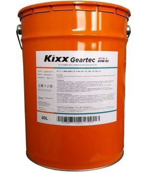 Трансмиссионное масло Kixx Geartec GL-4 80W-90 (RUS), 20л