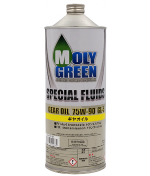 Трансмиссионное масло MolyGreen GEAR OIL 75W-90 GL-5, 1л