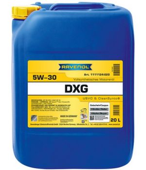 Моторное масло RAVENOL DXG 5W-30, 20л
