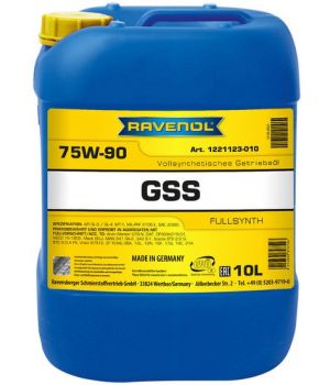 Трансмиссионное масло RAVENOL Gear Super Synth GSS 75W-90, 10л
