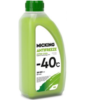 Антифриз готовый MICKING ANTIFREEZE HYPER COOL Hybrid Technology G11 -40C (green), 1кг