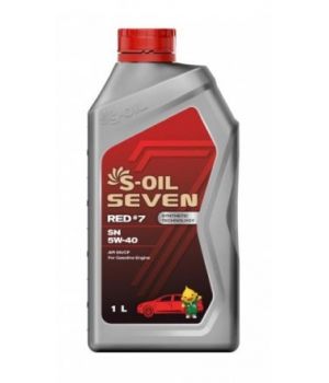 Моторное масло S-OIL SEVEN RED #7 SN 5W-40, 1л