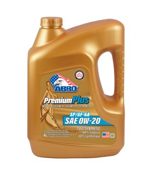 Моторное масло ABRO Premium Plus Full Synthetic 0W-20, 4л