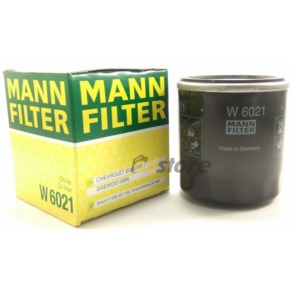 Масляный фильтр MANN-FILTER W 6021