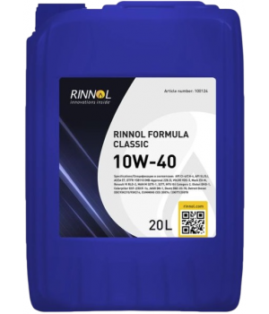 Моторное масло RINNOL FORMULA Classic 10W-40, 20л