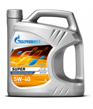 Моторное масло Gazpromneft Super 5W-40, 4л