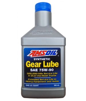 Трансмиссионное масло AMSOIL Synthetic Long Life Gear Lube SAE 75W-90 (0,946л)