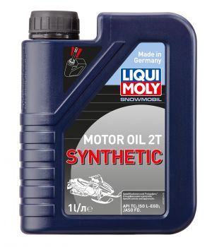 Моторное масло для снегоходов LIQUI MOLY Snowmobil Motoroil 2T Synthetic L-EGD, 1л