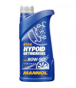 Трансмиссионное масло MANNOL 8106 HYPOID GETRIEBEOEL 80W-90, 1л
