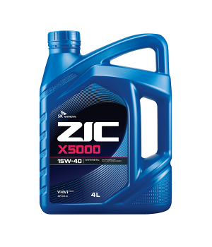 Моторное масло ZIC X5000 15W-40, 4л
