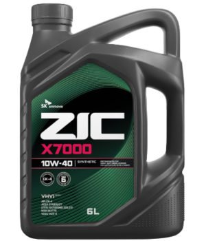 Моторное масло ZIC X7000 10W-40 (ACEA E11), 6л