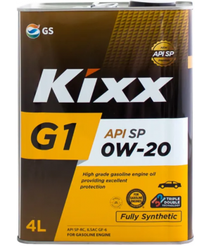 Моторное масло Kixx G1 SP 0W-20, 4л