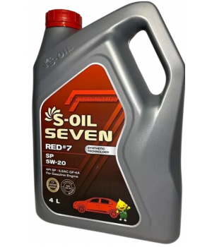 Моторное масло S-OIL SEVEN RED #7 SP 5W-20, 4л