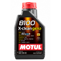 Моторное масло Motul 8100 X-clean gen2 5W-40, 1л