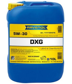 Моторное масло RAVENOL DXG 5W-30, 10л