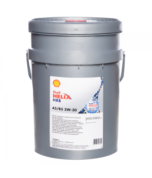 Моторное масло SHELL Helix HX8 A5/B5 SAE 5W-30, 20л
