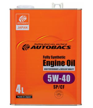 Моторное масло AUTOBACS Fully Synthetic 5W-40 SP/CF, 4л