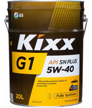 Моторное масло Kixx G1 SN Plus 5W-40, 20л