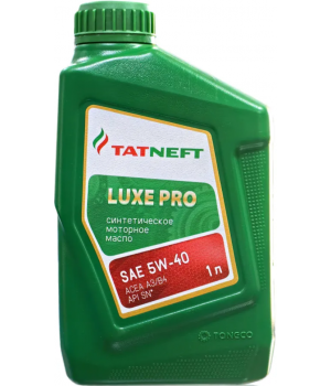 Моторное масло Татнефть Luxe Pro 5W-40, 1л