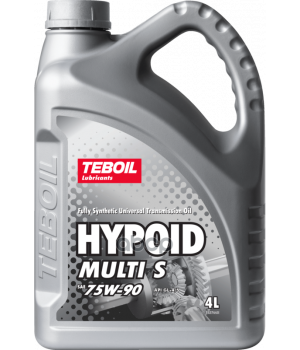 Трансмиссионное масло Teboil HYPOID MULTI S 75W-90, 4л
