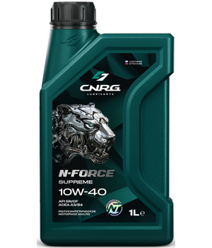 Моторное масло C.N.R.G. N-Force Supreme 10W-40 SN/CF, A3/B4, 1л