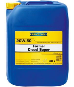 Моторное масло RAVENOL Formel Diesel Super 20W-50, 20л