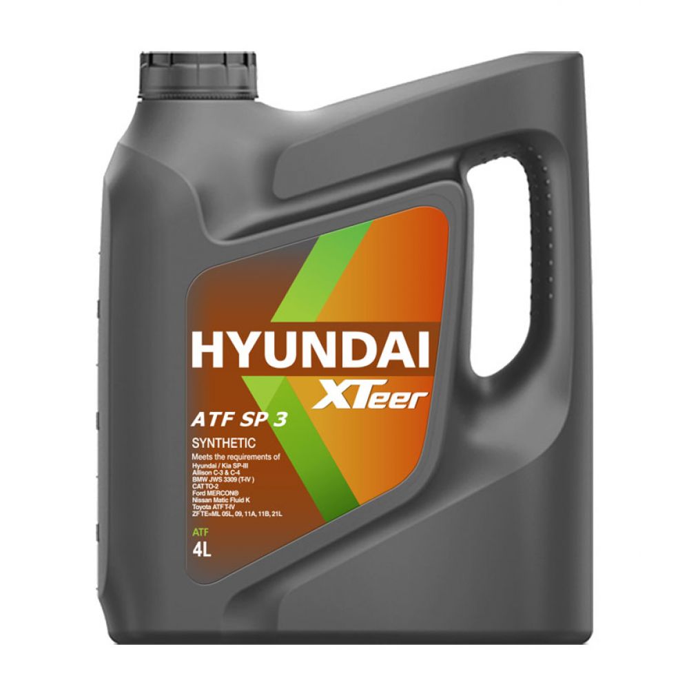 Трансмиссионное масло HYUNDAI XTeer ATF SP3, 4л