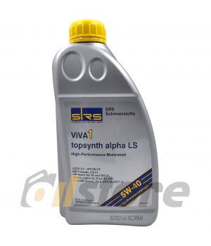 Моторное масло SRS VIVA 1 topsynth alpha LS 5W-40, 1л