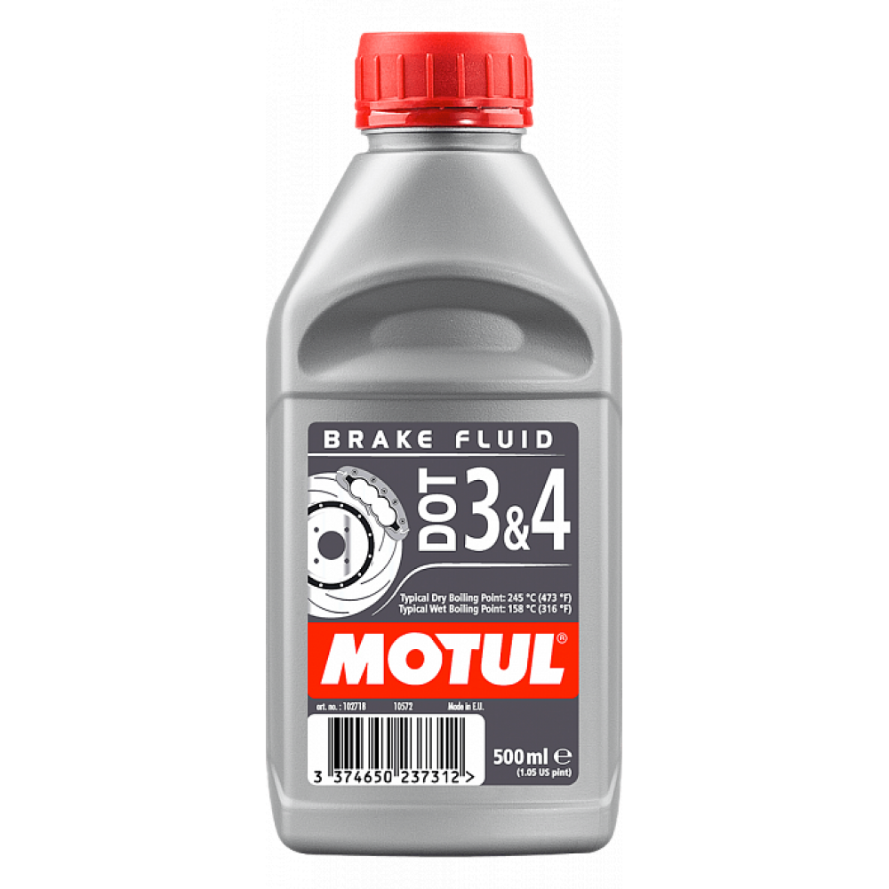 Тормозная жидкость MOTUL DOT 3&4 Brake Fluid, 0.5л