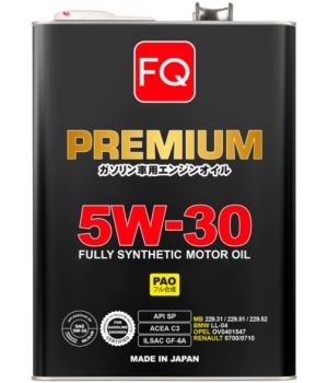 Моторное масло FQ FULLY SYNTHETIC (PAO) SP/GF-6A/C3 5W-30, 4л