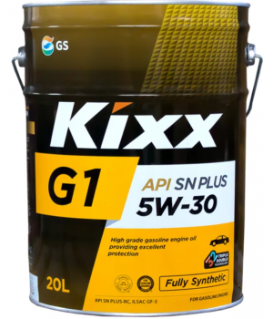 Моторное масло Kixx G1 SN Plus 5W-30, 20л