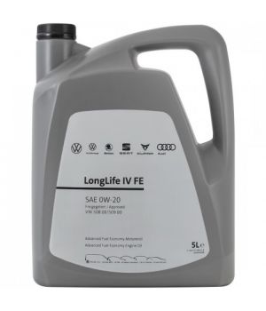 Моторное масло VAG LONGLIFE IV FE 0W-20, 5л