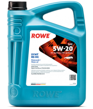 Моторное масло ROWE HIGHTEC SYNT RS HC 5W-20, 5л